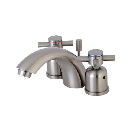 Kingston Brass KB8958DX Mini-Widespread Bathroom Faucet, Brushed Nickel KB8958DX